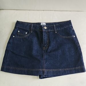 Women’s Dark Blue Denim Jean Shorts - Classic Casual by